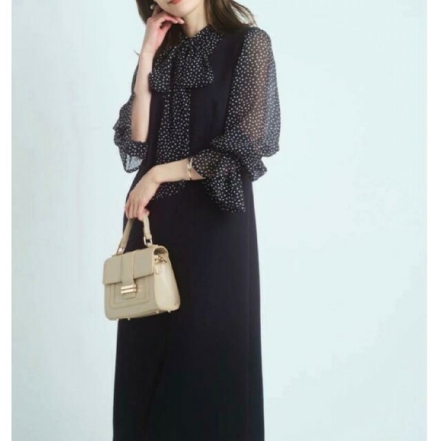 アプワイザーリッシェ♥️ボウタイブラウス×ジャンスカセット - ロング