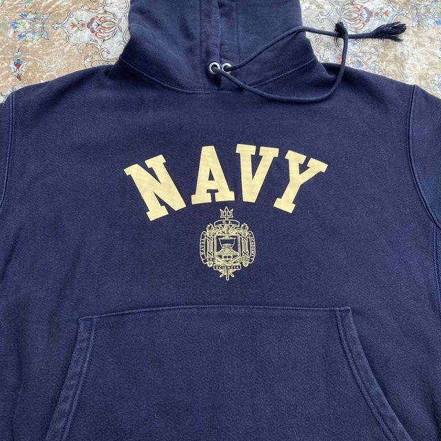 00s Champion US.NAVY リバースウィーブ パーカー