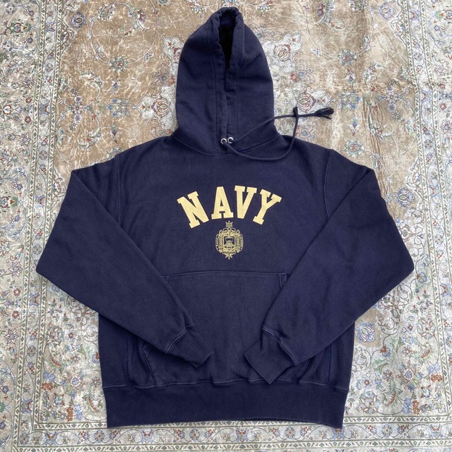 00s Champion US.NAVY リバースウィーブ パーカー