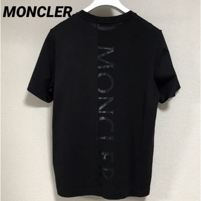 2022 MONCLER  モンクレール　バックプリント ブラック　Tシャツ