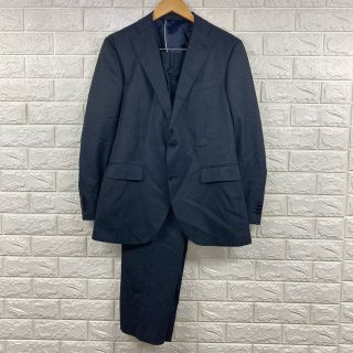 美品 ザ スーツカンパニー ストライプネイビースーツ 175cm-4Drop