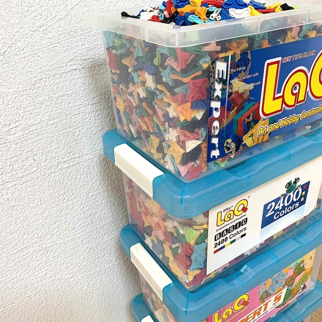 LaQ 正規品◇502ピースランダムと、 ハマクロンの小さいタイヤ 6個の