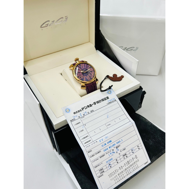GaGa MILANO - 【正規品】ガガミラノ マヌアーレスリム 46MM 5085.3