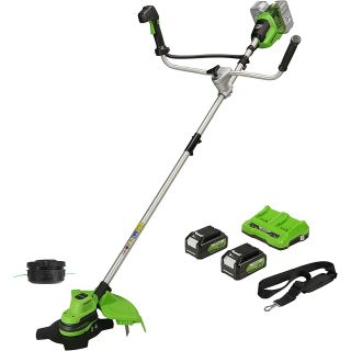 Greenworks(グリーンワークス) 充電式草刈機 1台2役の38cm(工具/メンテナンス)