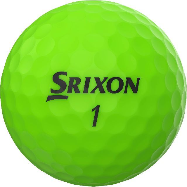 色: グリーンSrixon ソフトフィール ブライトゴルフボール 3