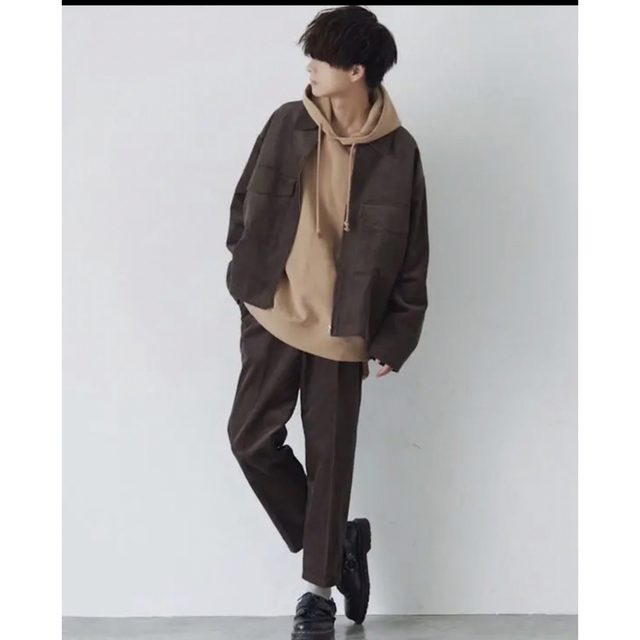 RAYON 11W CORDUROY ZIP OUTER SET-UP