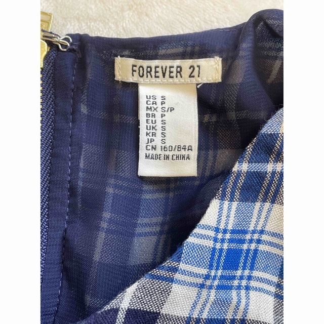 FOREVER 21(フォーエバートゥエンティーワン)のForever21▸︎▹︎ギンガムチェック.ワンピース　S レディースのワンピース(ひざ丈ワンピース)の商品写真