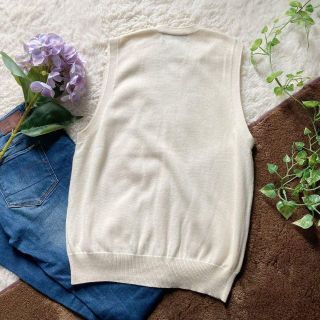 美品 ラルフローレン ポロ ゴルフ 前開き ニットベスト ワンポイント 刺繍
