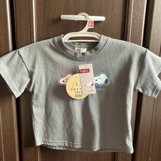 SNOOPY(スヌーピー)の★新品　スヌーピー♪半袖Ｔシャツ　９０サイズ　(１歳〜２歳児用） キッズ/ベビー/マタニティのキッズ服男の子用(90cm~)(Tシャツ/カットソー)の商品写真