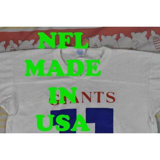 80’ｓ フットボールシャツ 12478c USA製 NFL ビンテージ 00(Tシャツ/カットソー(七分/長袖))