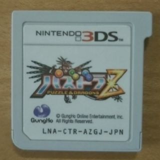 ニンテンドー3DS(ニンテンドー3DS)のパズドラZ 3DS(携帯用ゲームソフト)