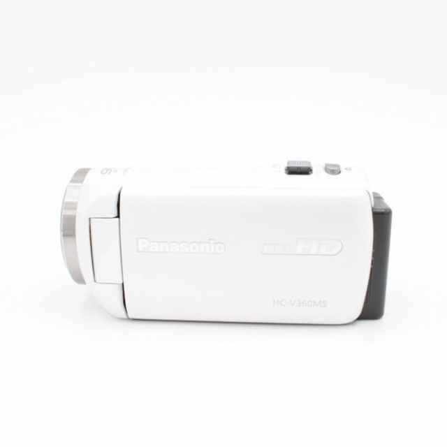 Panasonic(パナソニック)の＜美品＞ パナソニック HDビデオカメラ HC-V360MS ホワイト スマホ/家電/カメラのカメラ(ビデオカメラ)の商品写真