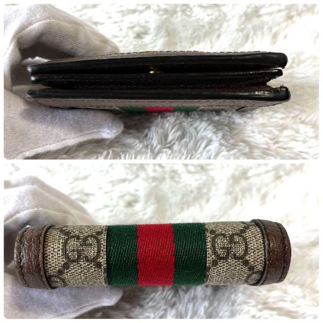 極美品】グッチ GUCCI オフィディア 折り財布 コンパクト財布 二つ折り-