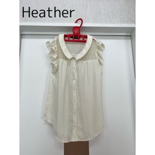 ヘザー(heather)のヘザー ブラウス ノースリーブ(シャツ/ブラウス(半袖/袖なし))