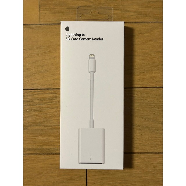 Apple Lightning SDカードカメラリーダー 純正品