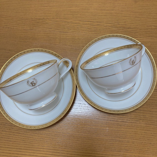 Noritake(ノリタケ)のノリタケ  リッチモンド　6124カップ&ソーサー ２客　昭和レトロ　極美品 インテリア/住まい/日用品のキッチン/食器(食器)の商品写真