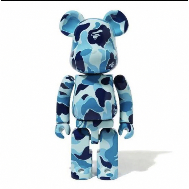 超合金 ABC CAMO BE@RBRICK BAPE 青 ブルー 200%