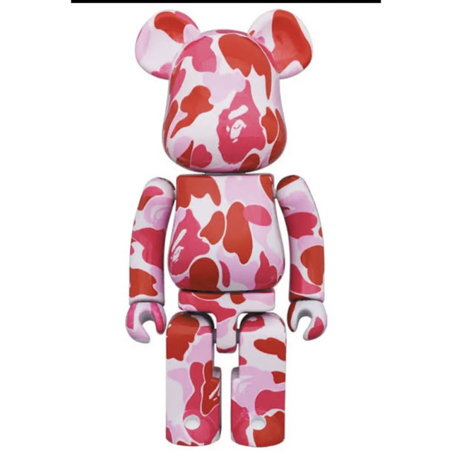 フィギュア超合金 ABC CAMO BE@RBRICK BAPE ピンク200%