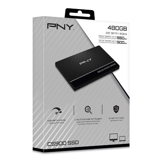 【色:標準_容量:480GB】PNY 2.5インチ SATA3 内蔵SSD 48 1