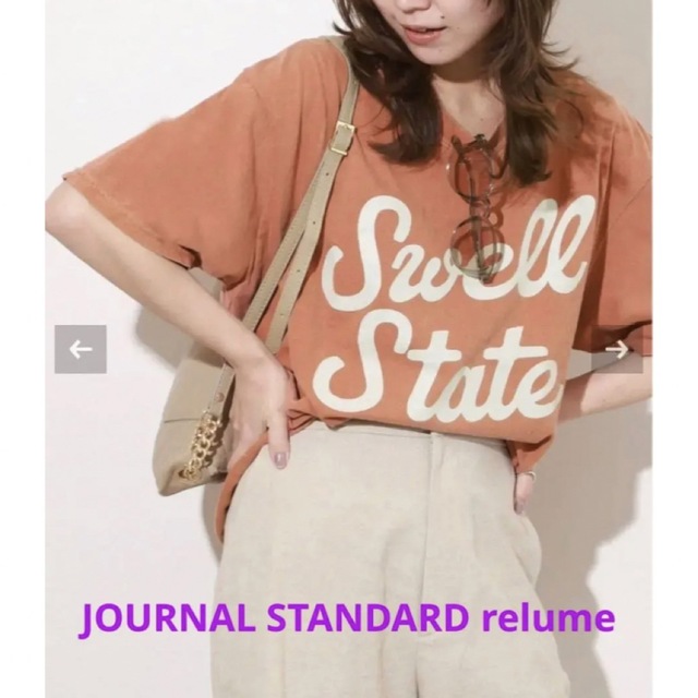 JOURNAL STANDARD relume(ジャーナルスタンダードレリューム)の新品JOURNAL STANDARD relume  Tシャツ レディースのトップス(Tシャツ(半袖/袖なし))の商品写真