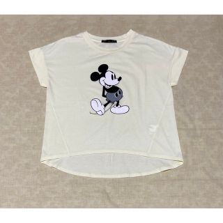 ヘザー(heather)のHeather  ヘザー　ミッキー　Tシャツ　イエロー(Tシャツ(半袖/袖なし))