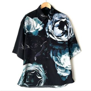 ラッドミュージシャン(LAD MUSICIAN)のLAD MUSICIAN DECHINE BIG ROSE SHIRT(Tシャツ/カットソー(七分/長袖))