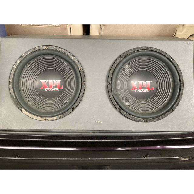 KICKER 車用 ウーファー＋BASS MAGICステレオパワーアンプBASSMAGIC