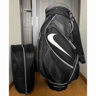 美品 NIKE GOLF ナイキ ゴルフ キャディバッグ 6分割 ホワイト系