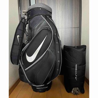 美品 NIKE GOLF ナイキ ゴルフ キャディバッグ 6分割 ホワイト系