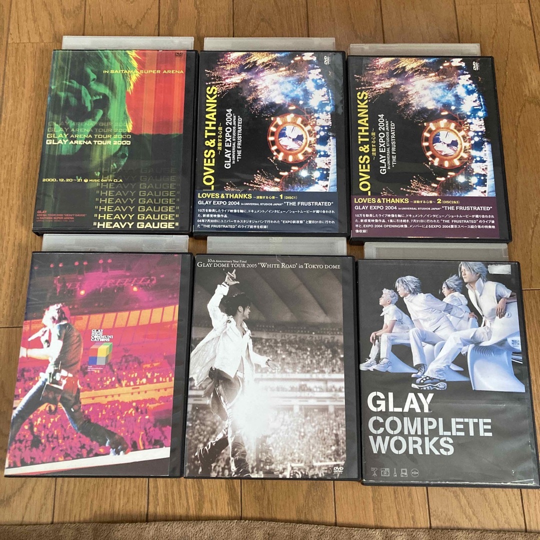 GLAY ライブDVD 5枚セット レンタルアップ品の通販 by kalpha's shop