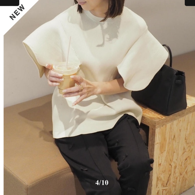 Heve ペタルニット ivory | jkcottonclub.com
