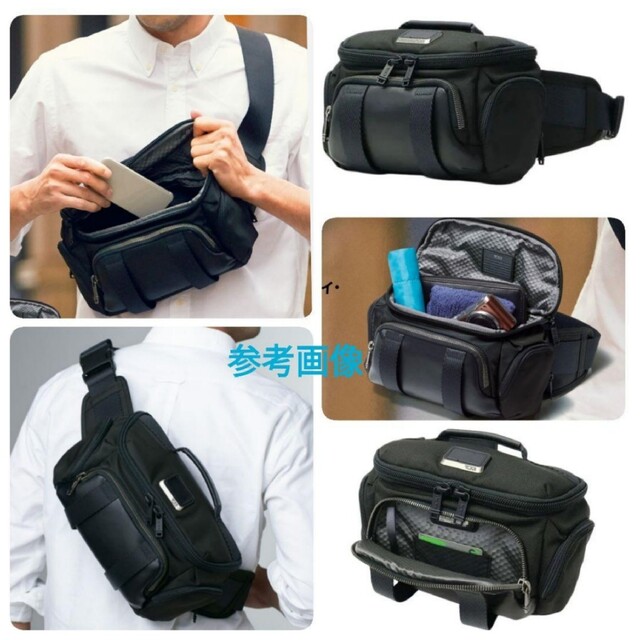 トラディショナルウェザーウエア TUMI トゥミ☆Newport Utility Poch黒