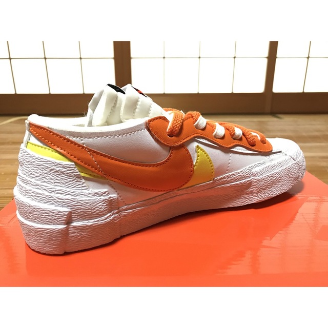 NIKE BLAZER LOW SACAI MAGMA ORANGE 25.5