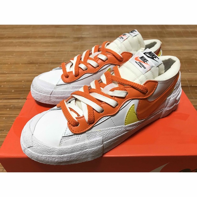 NIKE × sacai ブレーザー LOW シューズ Magma Orange