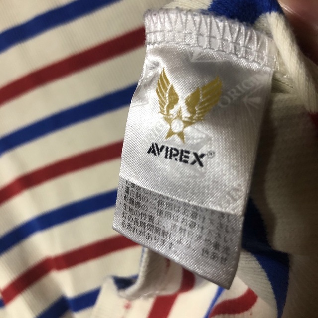 AVIREX(アヴィレックス)の【美品】AVIREX U.S.A.アヴィレックス マルチボーダーサーマルTシャツ メンズのトップス(Tシャツ/カットソー(半袖/袖なし))の商品写真