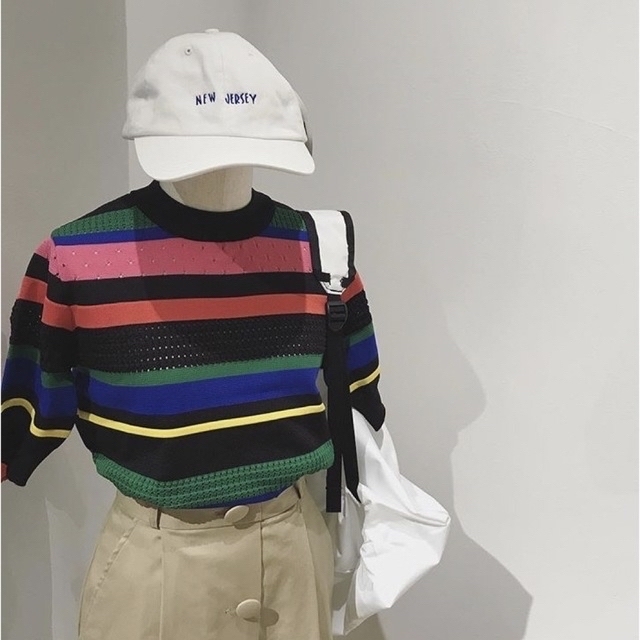 Dot&Stripes CHILDWOMAN(ドットアンドストライプスチャイルドウーマン)のDot&Stripes CHILDWOMANボーダートップス レディースのトップス(カットソー(半袖/袖なし))の商品写真