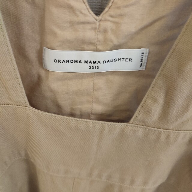 GRANDMA MAMA DAUGHTER(グランマママドーター)のGRANDMA MAMA DAUGHTER　チノジャンパースカート レディースのスカート(ロングスカート)の商品写真