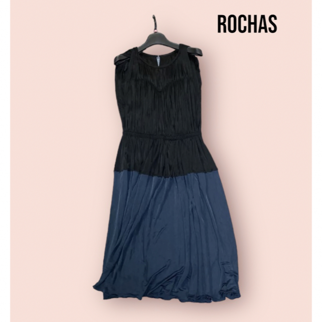 ROCHAS(ロシャス)の【ROCHAS】ドレス ワンピース レディースのワンピース(ロングワンピース/マキシワンピース)の商品写真