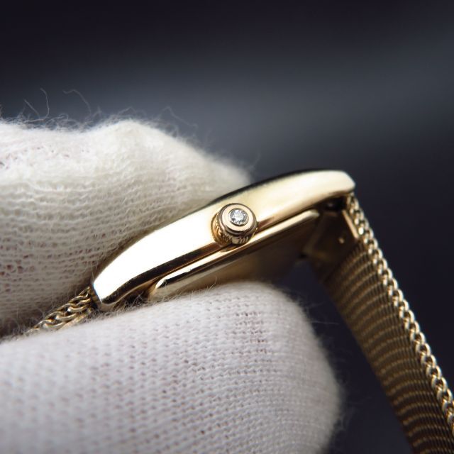 MARGARET HOWELL(マーガレットハウエル)のMARGALET HOWELL idea 腕時計 ゴールド ダイア メッシュ レディースのファッション小物(腕時計)の商品写真