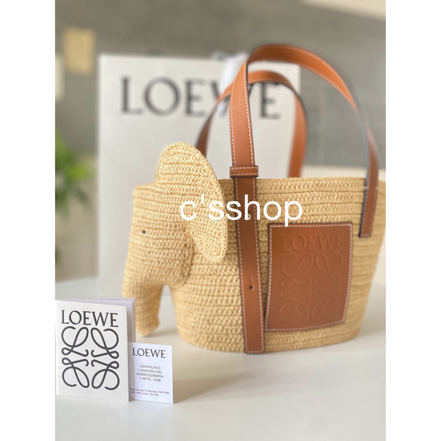 LOEWE(ロエベ)のロエベ　エレファントバスケットバッグ　籠バッグ レディースのバッグ(かごバッグ/ストローバッグ)の商品写真