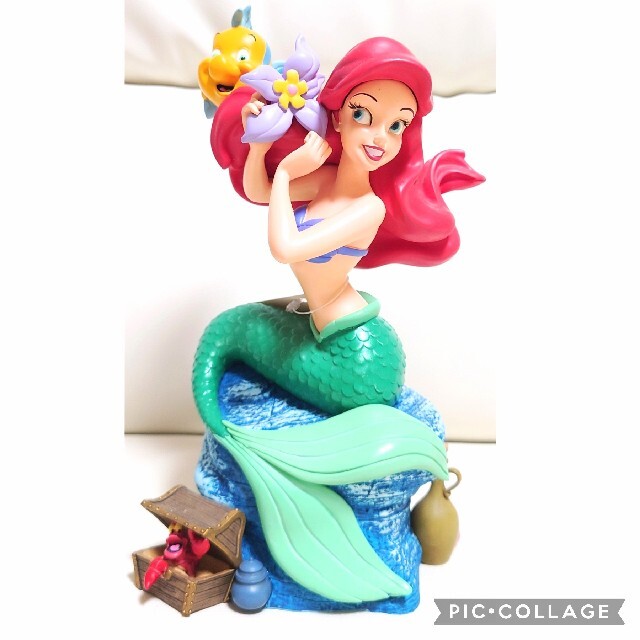 リトルマーメイド アリエル オルゴール フィギュア ディズニーストア 海外-