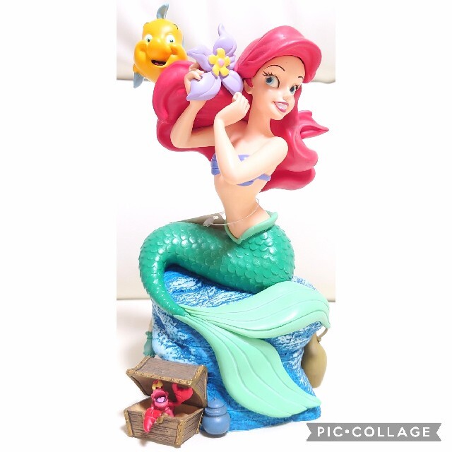 リトルマーメイド アリエル オルゴール フィギュア ディズニーストア 海外-