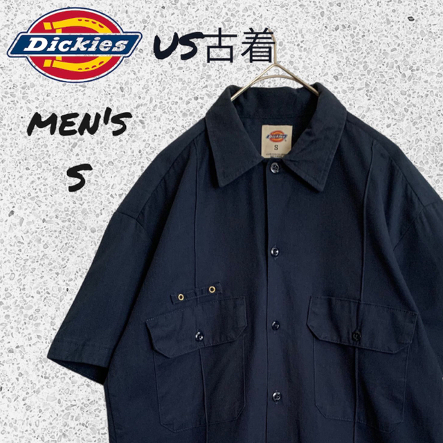 Dickies(ディッキーズ)のDickies  半袖ワークシャツ　men's S  輸入古着 メンズのトップス(シャツ)の商品写真