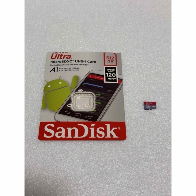 SanDisk microSD 512GB 動作確認済み