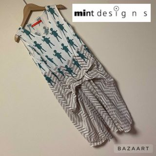 ミントデザインズ(mintdesigns)のmint designs♡総柄ワンピース(ひざ丈ワンピース)