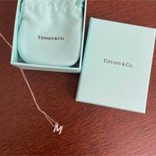 ティファニー(Tiffany & Co.)のTiffany pt950 プラチナ イニシャルネックレス(ネックレス)