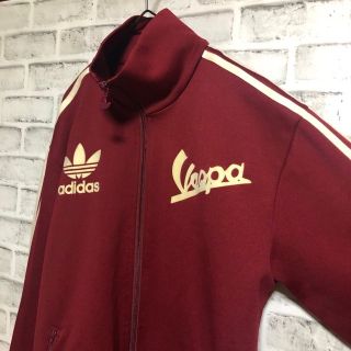 アディダス　ベスパ　ジャージ　ボルドー系　adidas  Mサイズ