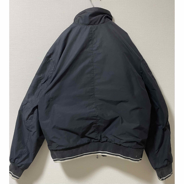 希少 フレッドペリー ナイロン ジャケット 肉厚 古着 黒 ヴィンテージ 00s-