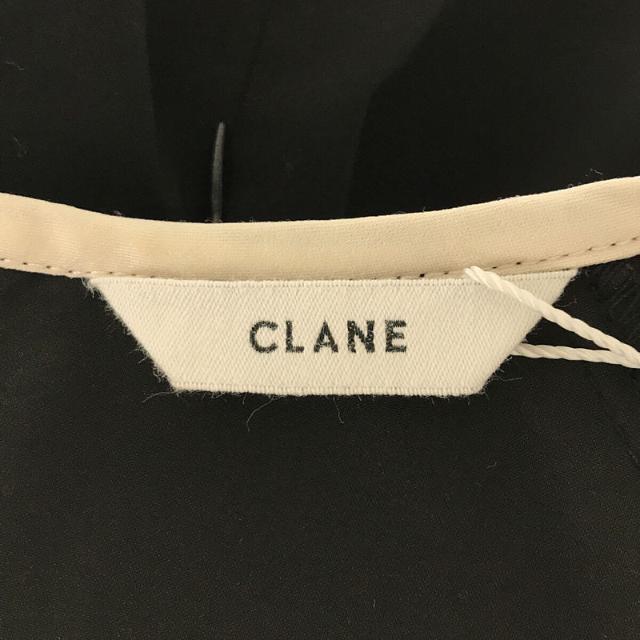 【美品】 CLANE / クラネ | 2022AW | WAIST FRILL ONE PIECE ウエストフリル ワンピース | 0 | ブラック  | レディース