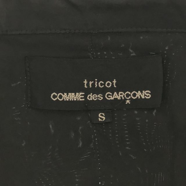 tricot COMME des GARCONS / トリココムデギャルソン | AD1999 | レーヨン レース生地 ラウンドカラー 半袖 ブラウス | M | ブラック | レディース 5